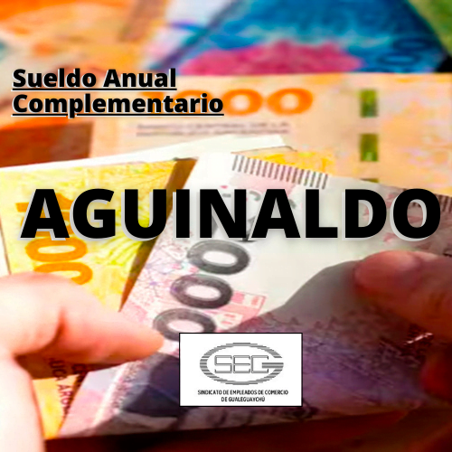 El aguinaldo y los empleados de comercio