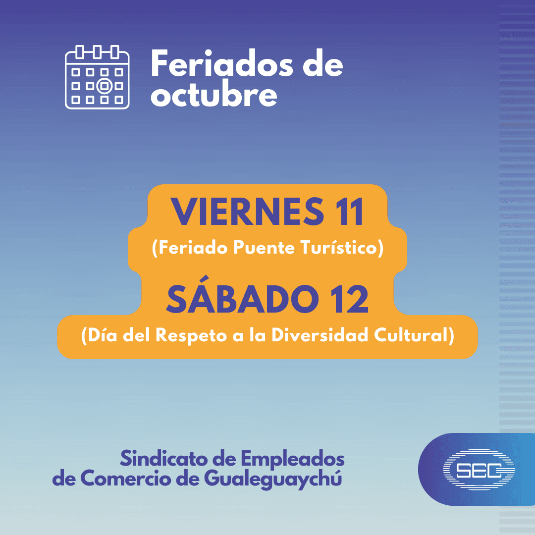 Feriados Octubre