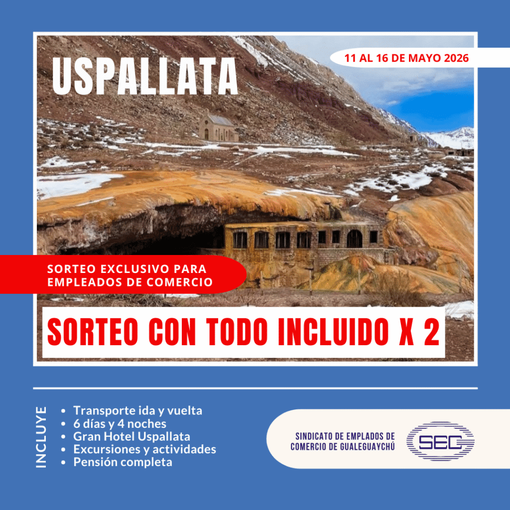 Sorteamos un viaje gratis a Uspallata para dos personas