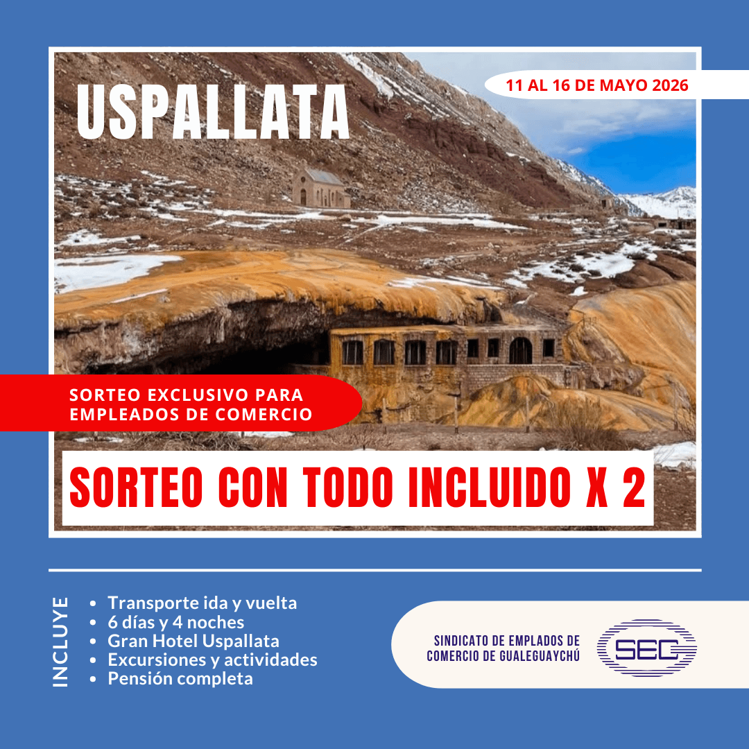 Sorteamos un viaje gratis a Uspallata para dos personas