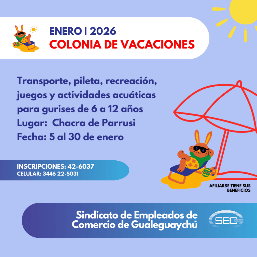 Se viene la Colonia más linda para nuestros gurises