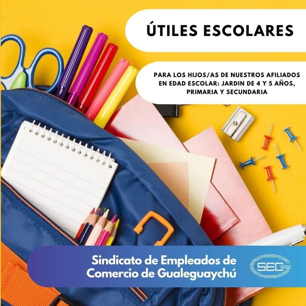 Entrega de útiles escolares