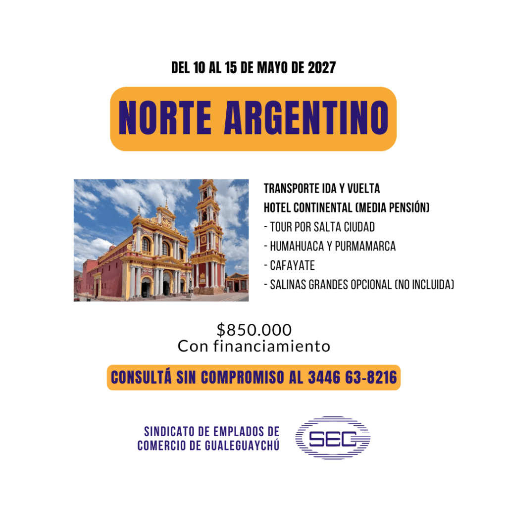 ¡Nos vamos al Norte Argentino!